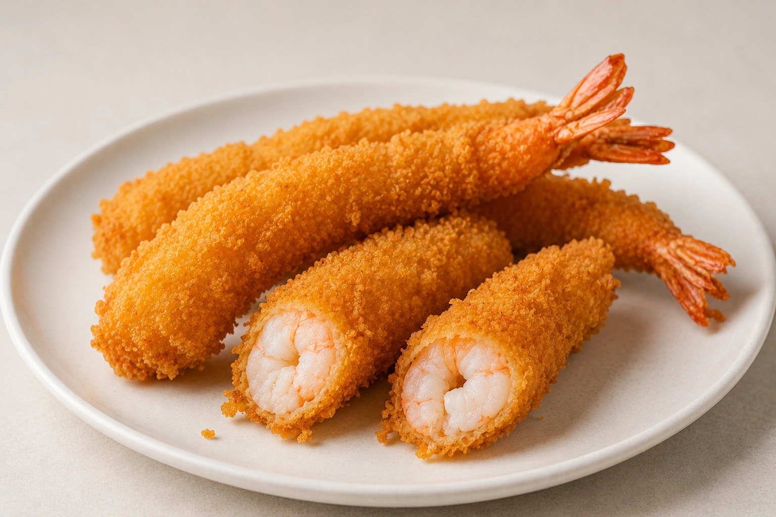Breaded prawns